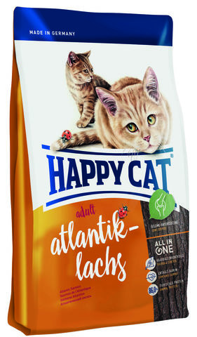 Happy Cat Supreme Adult сухой корм для кошек с нормальной потребностью в энергии (лосось) 300г