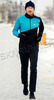 Утеплённая лыжная куртка Nordski Premium Blue-Black