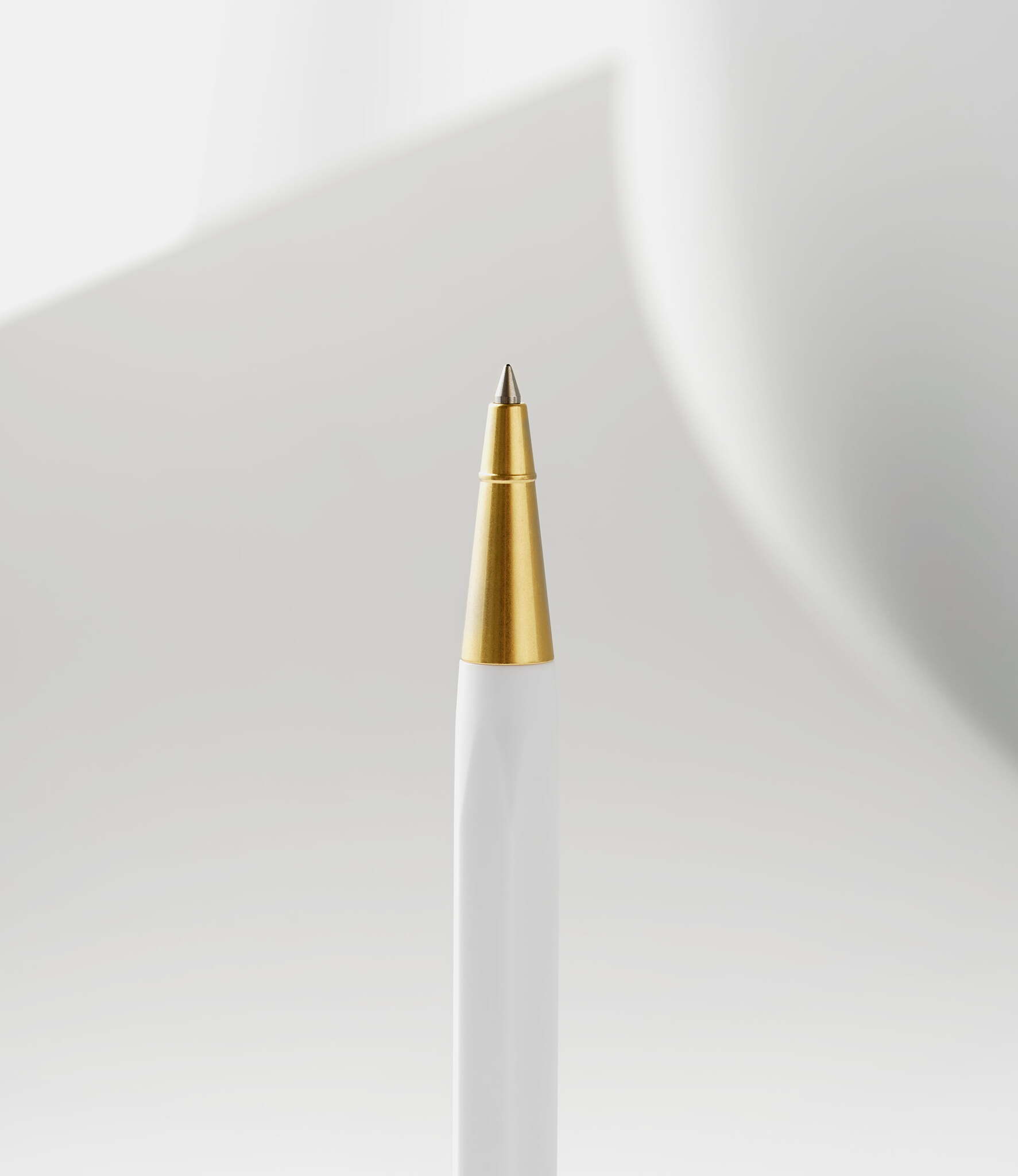 YStudio Ручка-роллер Resin Rollerball Pen White