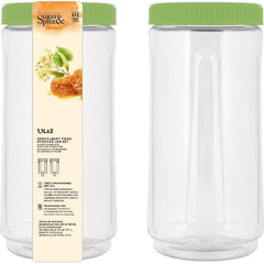 Набор банок для сыпучих продуктов Sugar&Spice Honey (2x1,1л) фисташка