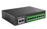 Netis P110GC 10-портовый неуправляемый PoE+ коммутатор Gigabit Ethernet / 8*PoE+ порта 802.3af/802.3at