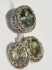 Сефора (кольцо + серьги из серебра)