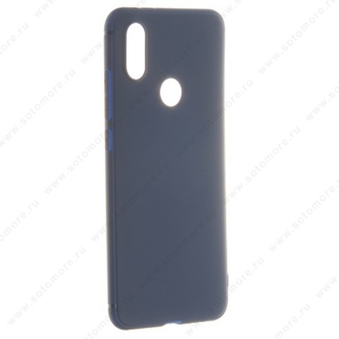 Накладка силиконовая Soft Touch ультра-тонкая для Xiaomi Mi 6X/ Mi A2 синий