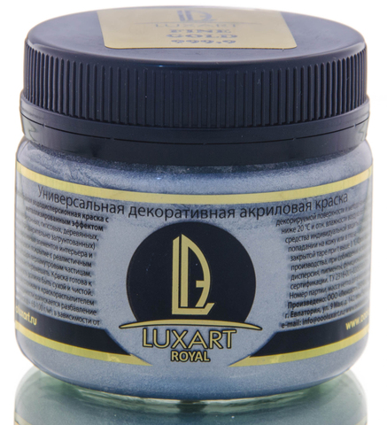 Акриловая краска Luxart ROYAL FINE GOLD Золото белое 0.15 кг (5шт/уп)(под заказ)