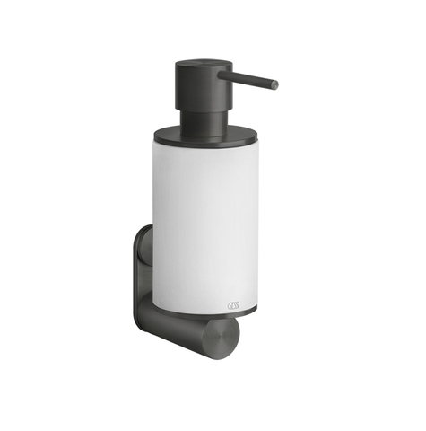 Gessi 316 Дозатор для жидкого мыла настенный, цвет: белый/brushed black metal pvd 54713#707