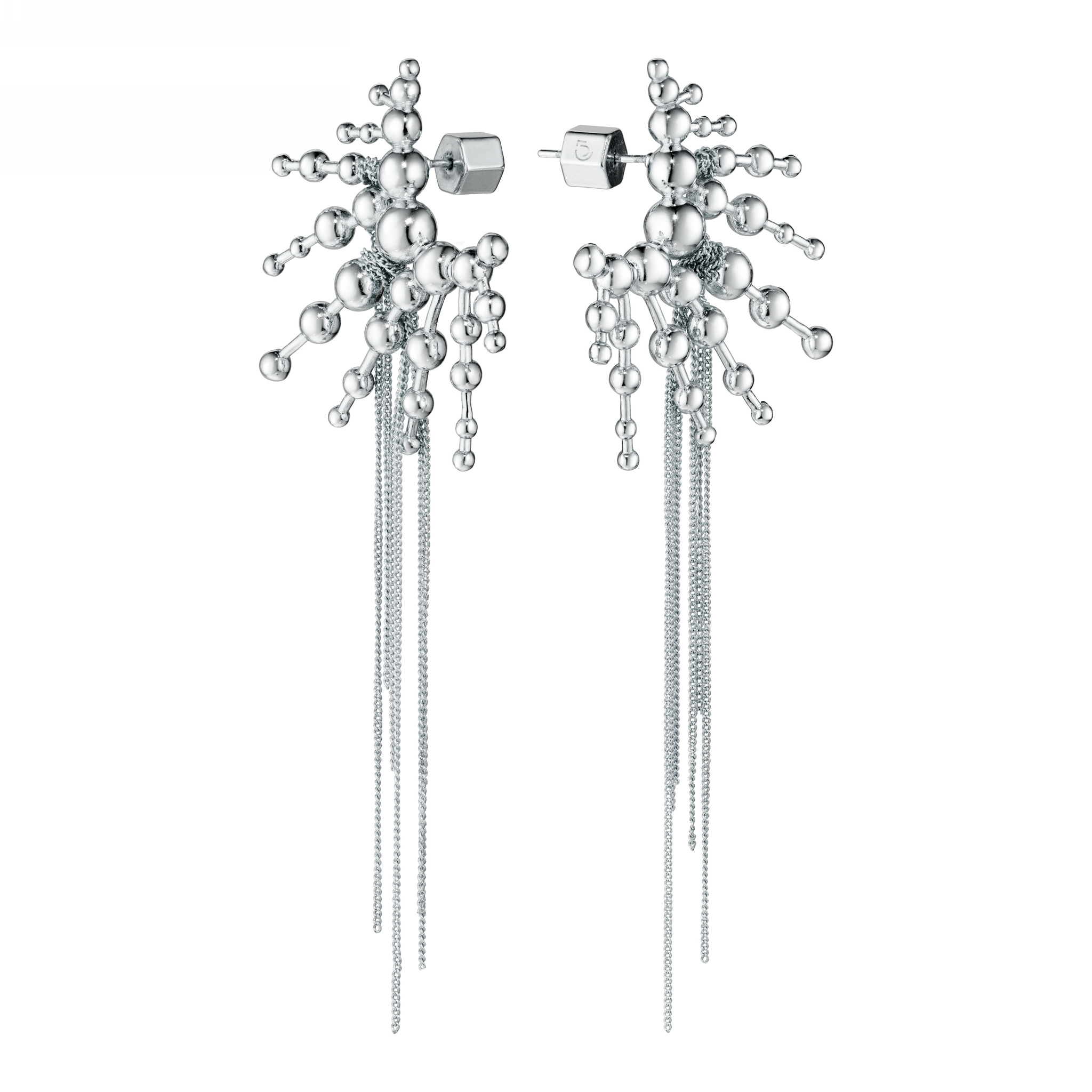 

Серьги Bubble Word Earrings - Silver