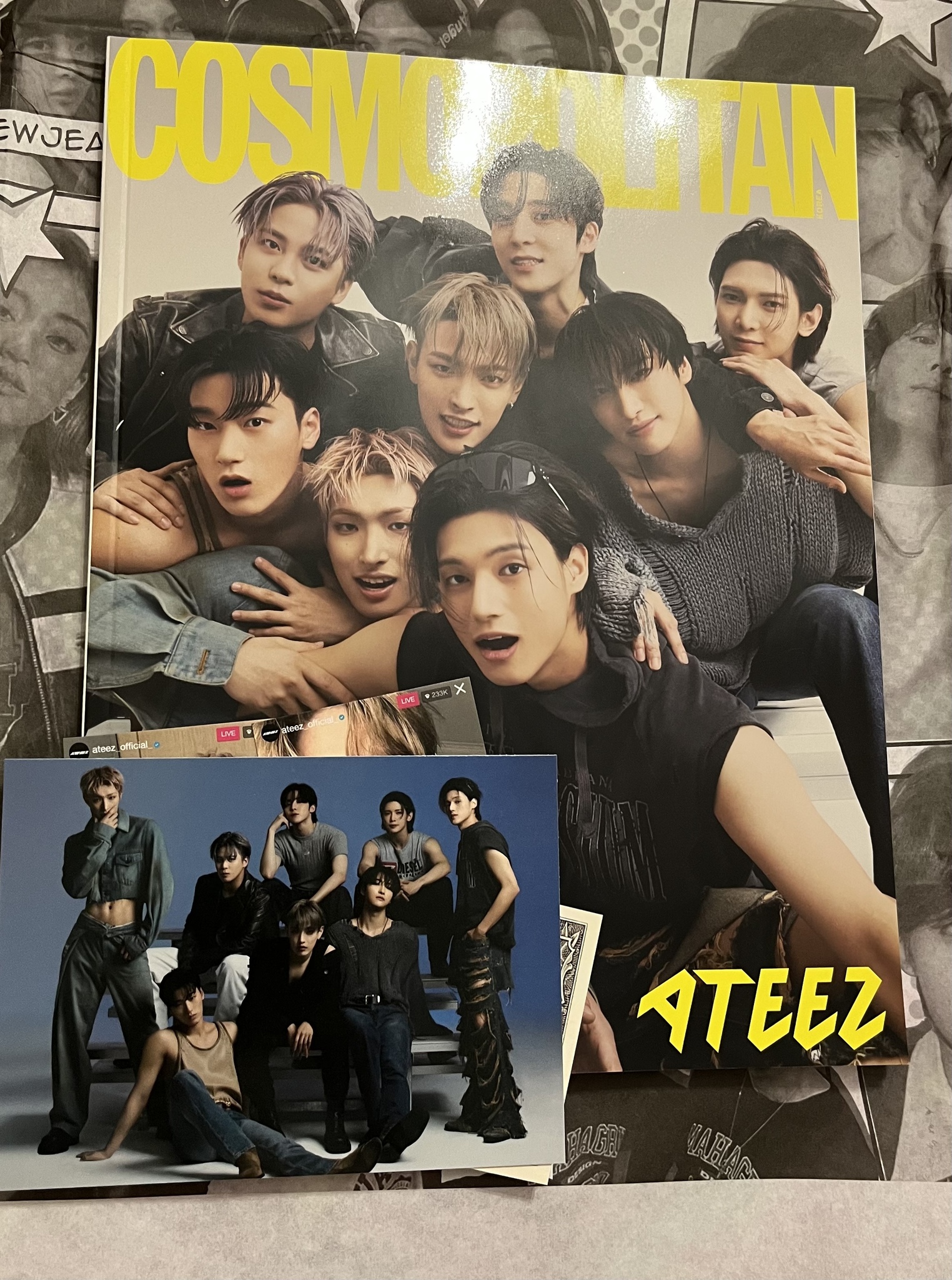 Купить Журнал COSMOPOLITAN KOREA (ATEEZ) Stars Store интернетмагазин