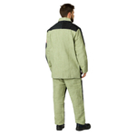 Костюм сварщика зимний комбинированный Факел 87474522.005 2 класс защиты черный с бежевым 56-58/170-176