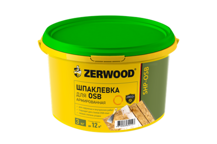 ZERWOOD KR-OSB Шпаклевка для OSB 3кг (ИжСинтез)