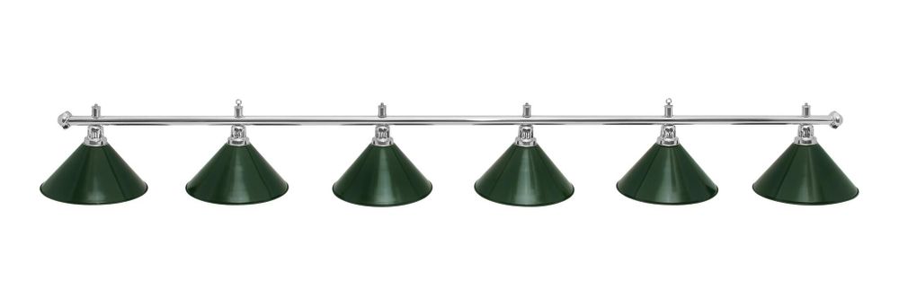 Светильник Fortuna Prestige Silver Green 6 плафонов