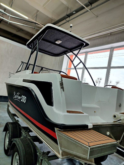 Катер-лодка алюминиевая BOSSFORR 580 BIMINI