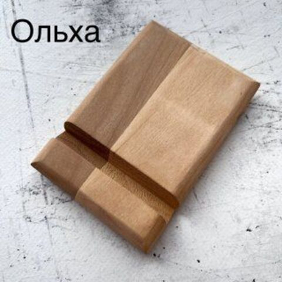 Подставка для телефона и планшета деревянная (Ольха)