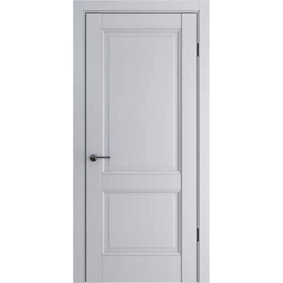 Межкомнатная дверь экошпон ДП 78 silver gray