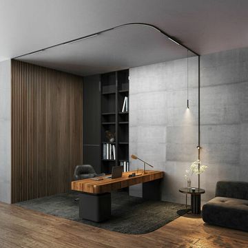 Шинопровод накладной Ø600 мм 85181/00 чёрный Mini Magnetic Elektrostandard