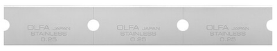 OLFA 30 шт, прямые лезвия GSR-1/3B GSR-2 для скребков 120 мм (OL-GSB-1S)