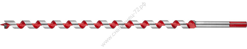 ЗУБР 16x450/360мм, сверло левиса по дереву, шестигранный хвостовик