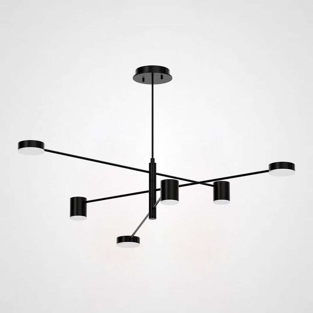 Люстра Motvikt Black 6 By Imperiumloft