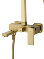Душевая система WONZON & WOGHAND CUBE, Брашированное золото (WW-88739016-BG)