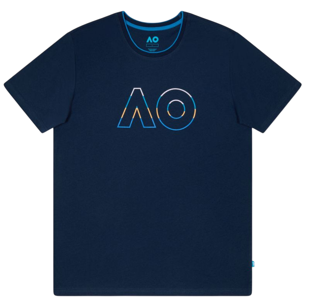 Теннисная футболка Australian Open Logo Tee - Blue