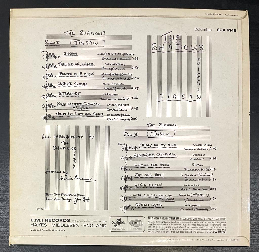 The Shadows - Jigsaw (Англия)