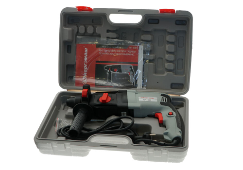 Перфоратор Энергомаш ПР-1000 1000 Вт, 3 режима, 2.8Дж, 0-4850 уд/мин, 0-870 об/мин, кейс