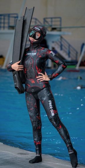 Гидрокостюм женский Free-Sub Carbon Troya Yamamoto 39 7 мм