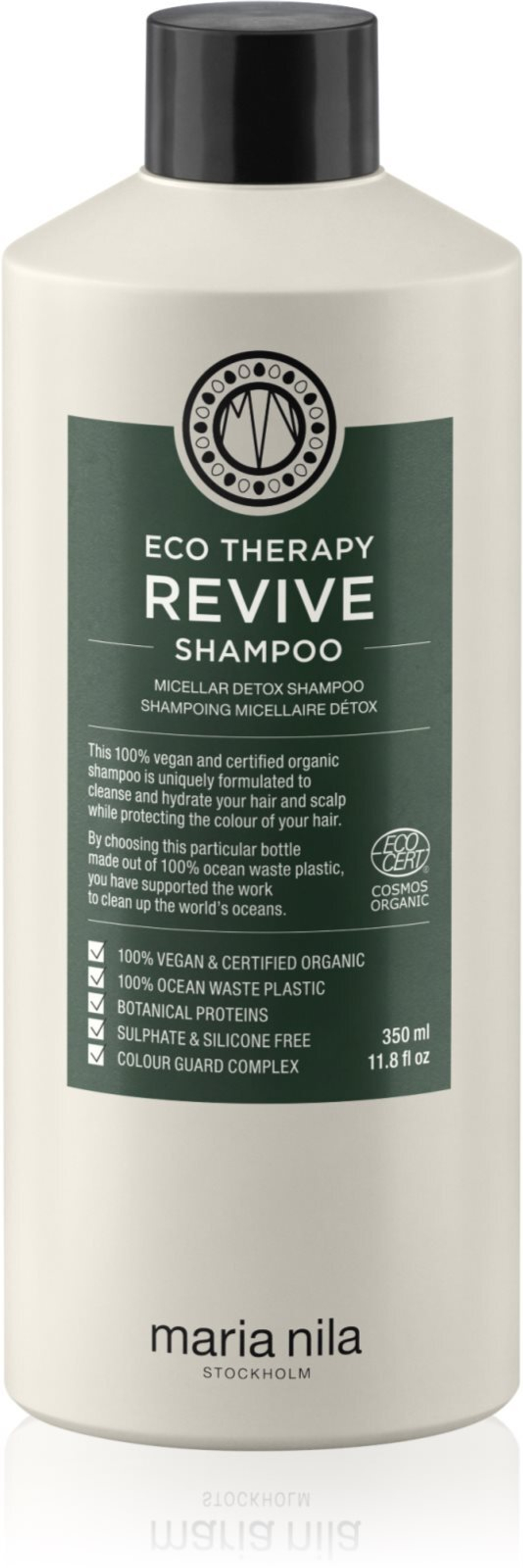 Maria Nila Eco Therapy Revive Shampoo - мягкий мицеллярный шампунь для всех типов волос /   350  ml  / GTIN 7391681036604