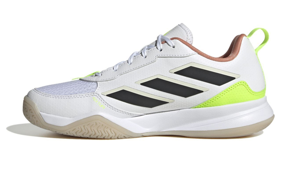 Женские теннисные кроссовки Adidas AvaFlash - cloud white/core black/lucid lemon