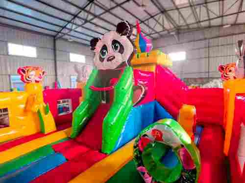 Коммерческий надувной батут "Волшебное царство", 6x5x4 м.