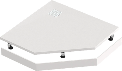 Поддон из литьевого мрамора Good Door Essentia PNT 1000х1000 Белый