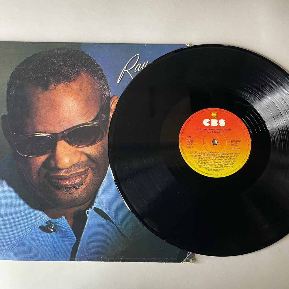 Винтажная виниловая пластинка LP Ray Charles Wish You Were Here Tonight (Югославкия 1983)