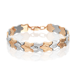 Браслет из комбинированного золота