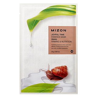 Mizon Маска тканевая с экстрактом улиточного муцина - Joyful time essence mask snail, 23г