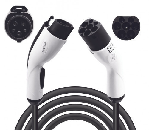 Зарядный кабель DUOSIDA 22 кВт T2-T1