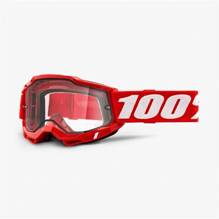 Очки 100% Accuri 2 Enduro Goggle Red / Clear Dual Lens (50221-501-03)