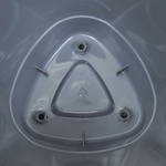 Горшок цветочный 2л Элеганс серый