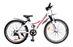 Велосипед 24" Varma Denali H40 р.11.5" 7ск. 2024 г  бело-красный