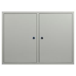 Корпус металлический навесной ЭРА ЩРН-90 2-х дверный (500х680х120) IP31 УХЛЗ серый