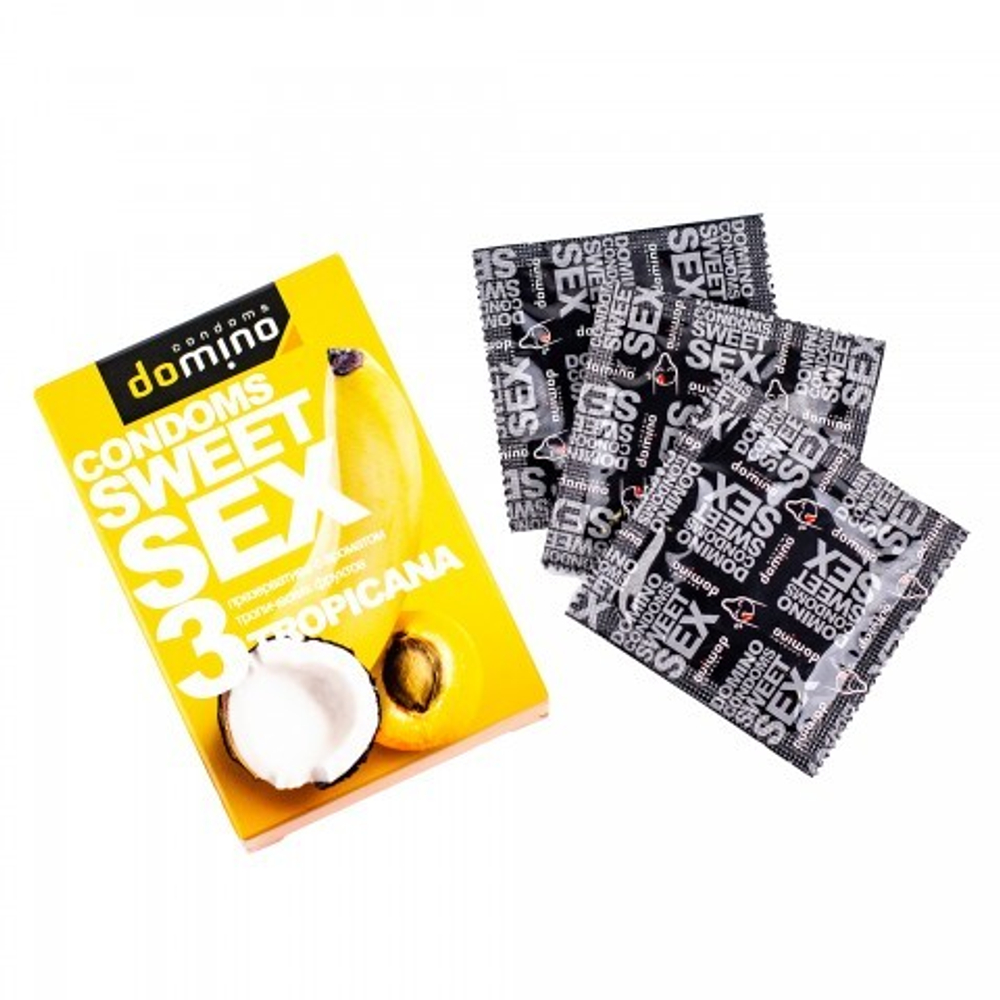 Презервативы для орального секса Sweetsex тропические фрукты №3