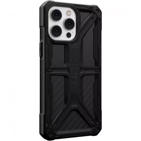 Чехол Uag Monarch для iPhone 14 6.1" Pro, цвет карбон (Carbon Fiber)