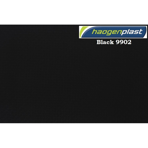 Пленка ПВХ 1,65х25,00м "Haogenplast", Black, черный