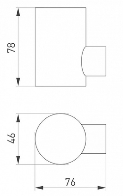 Уличный настенный светильник Arlight 033310