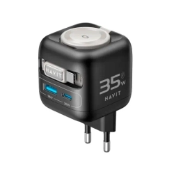 Сетевое зарядное устройство Havit 35Вт C+U+Watch+кабель С, 35w