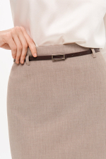 4897 Юбка женская (пепельно-бежевый)