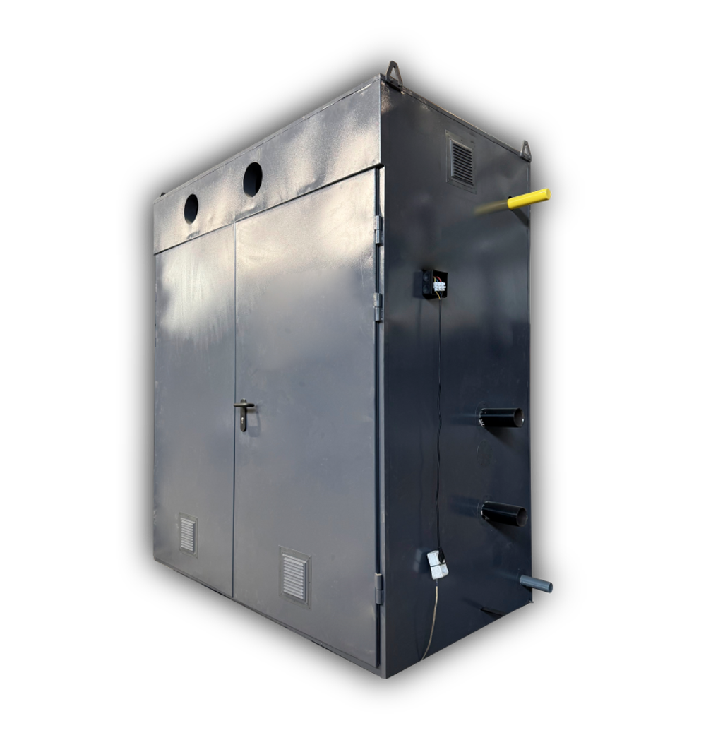 Котельная наружного размещения Federica Bugatti для промышленных котлов