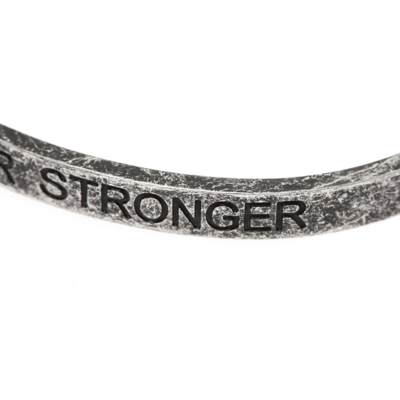 Браслет винтажный Упорнее, лучше, быстрее, сильнее