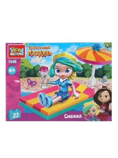 Конструктор пластмассовый Сказочный патруль: "Снежка на пляже" 23эл. коробка (Город мастеров)