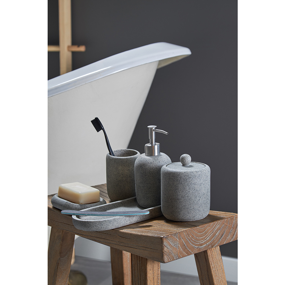 Подставка для ванных принадлежностей loup, темно-серая