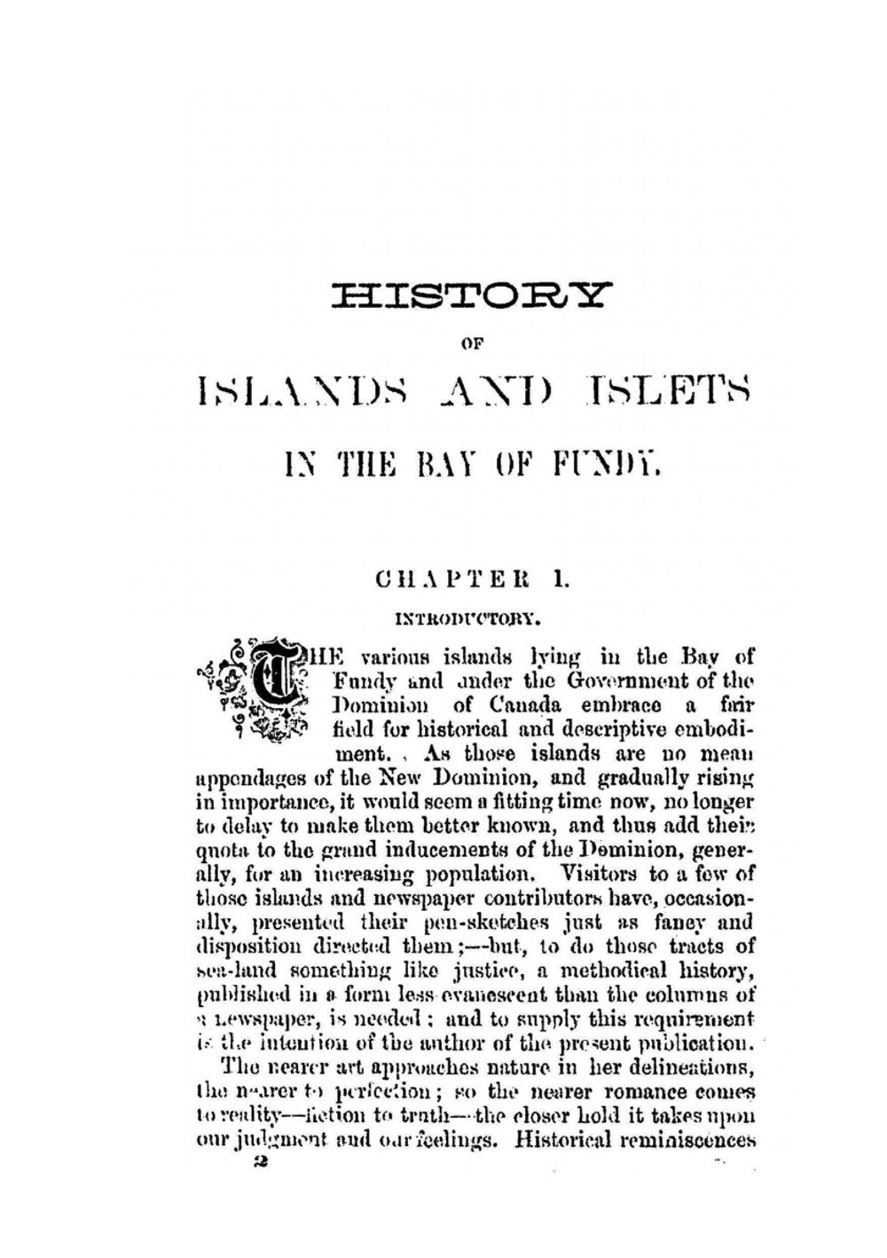 History of the islands and islets in the Bay of Fundy, Charlotte County, New Brunswick | J.G. Lorimer