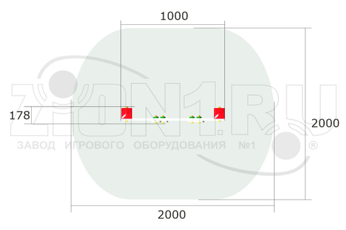Развивающий элемент «Найди дом М1»